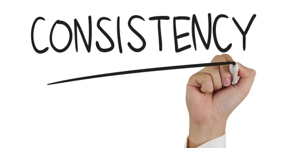 The Role of Consistency in Sustaining Habits